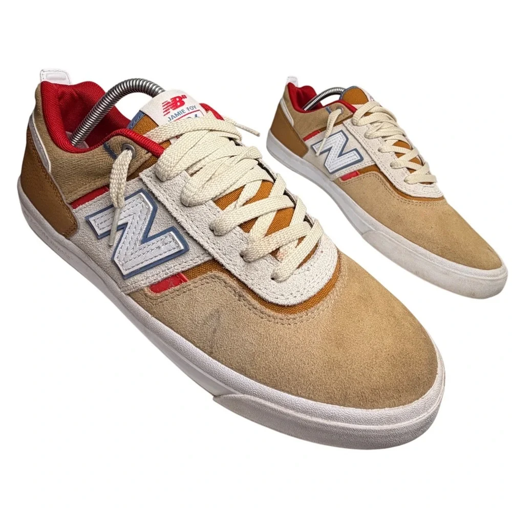 New Balance Numeric Jamie Foy 306 Tan Suede Skate Shoes Men’s 10‎